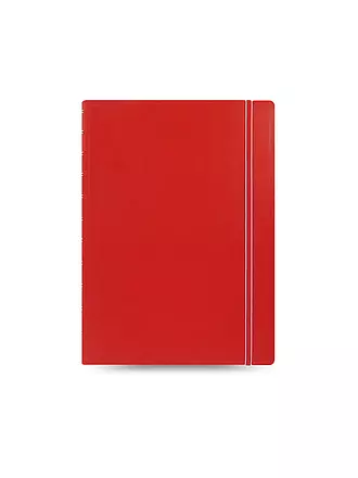 FILOFAX | Notizbuch A4 nachfüllbar RULED RED | 